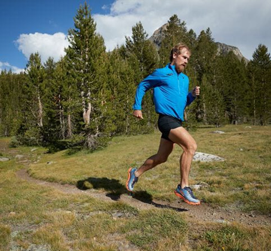 Zapatillas Trail Hoka One One Hombre - Mafate Speed 3 - Azules - ROA289673